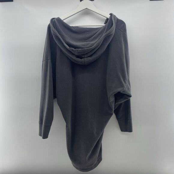 Victoria’s Secret Sz S Hoodie Sweatshirt Oversized Tunic Long V-Neck Lightweight - Picture 3 of 15